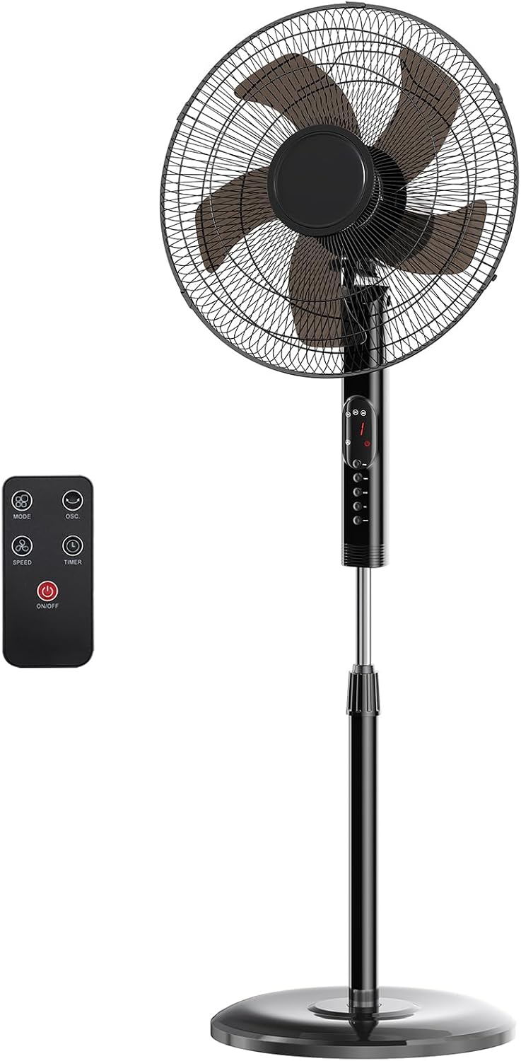 17" Pedestal Fan with Remote