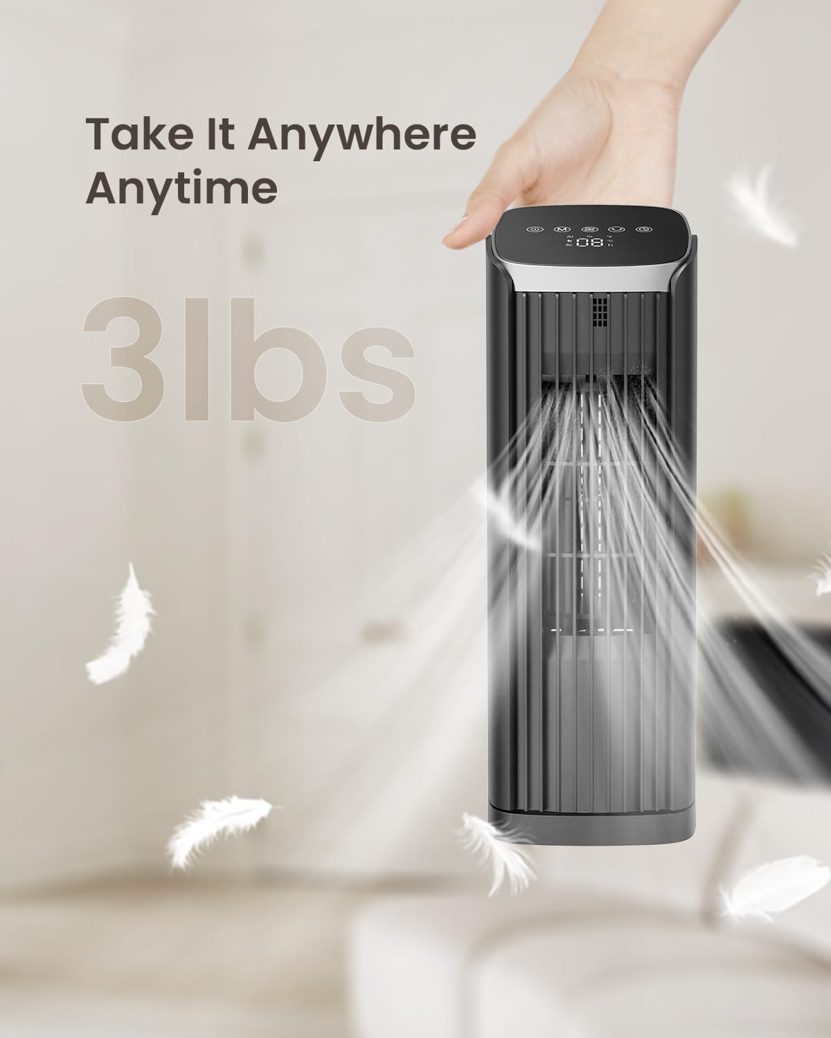 Fan for Bedroom, 13" Tower Fan with Remote