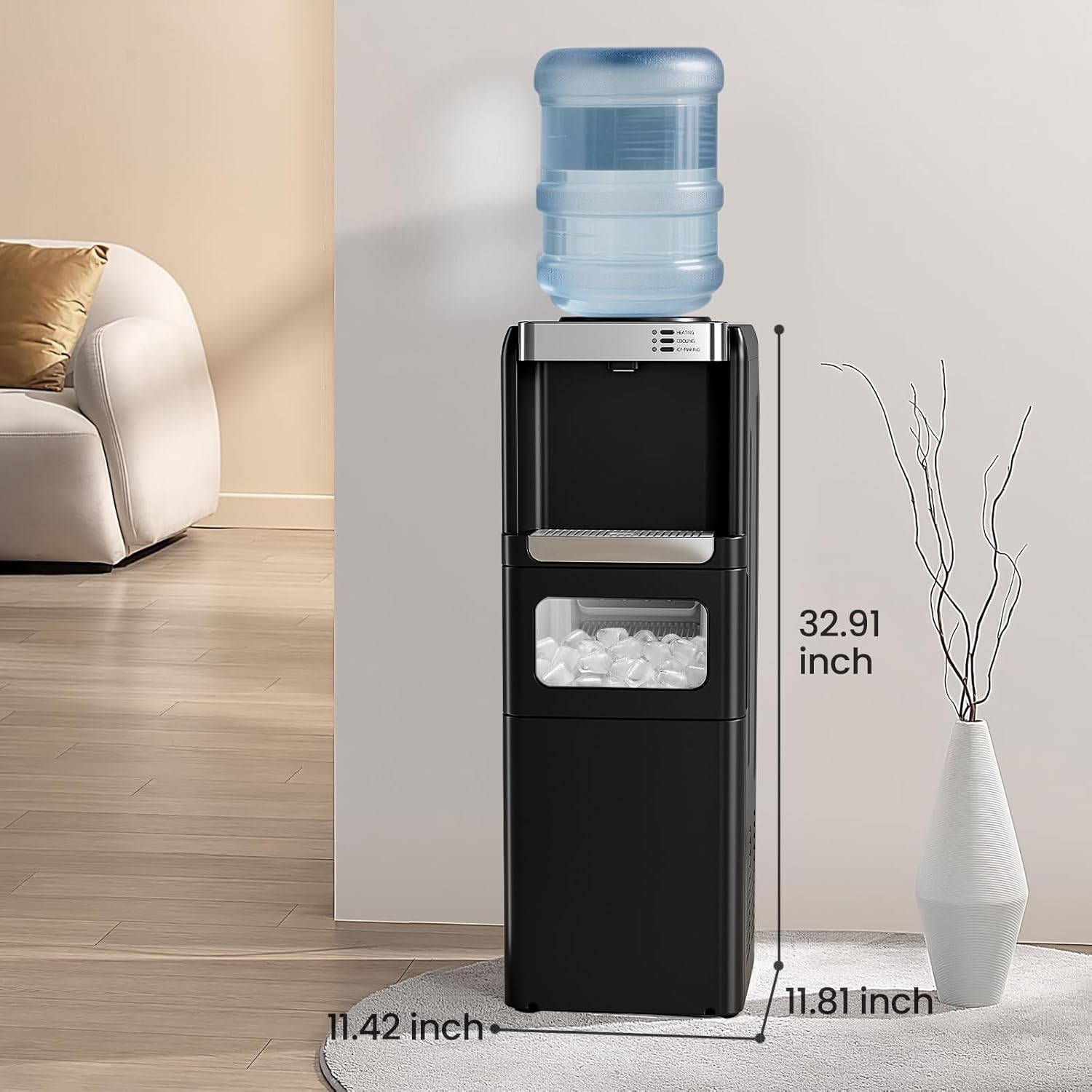 Water Dispenser with Ice Maker Function