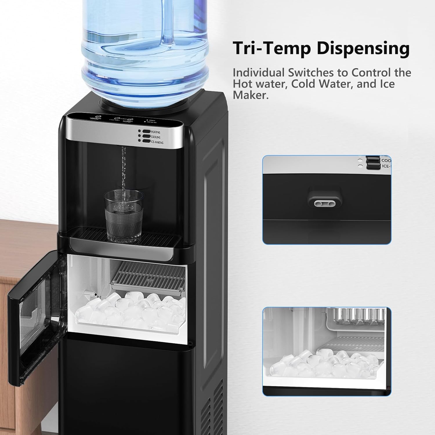 Water Dispenser with Ice Maker Function